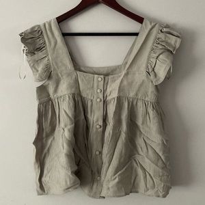 Baby doll peasant blouse